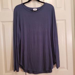 Old Navy NWT Long Sleeve T Slate Blue Size XXL